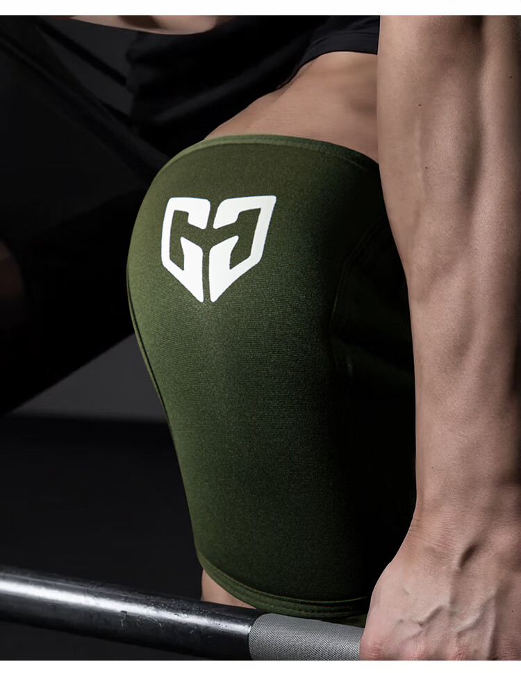 Наколенники GINGPAI SPORT для фитнеса, пауэрлифтинга и тяжелой атлетики, профессиональная защита колена, размер M, черный