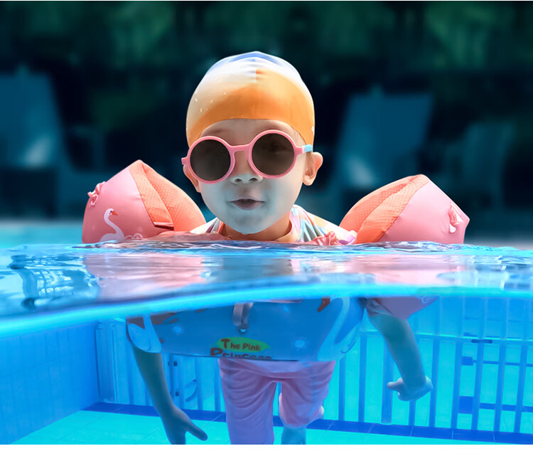 Детские нарукавники для плавания Swimbobo, плавательные нарукавники для детей 2-6 лет, надувные нарукавники, плавучесть, 1600 розовый