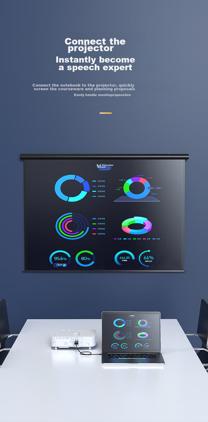 Кабель-переходник BIAZE Type-C на HDMI, 1.5 метра, 4K HD