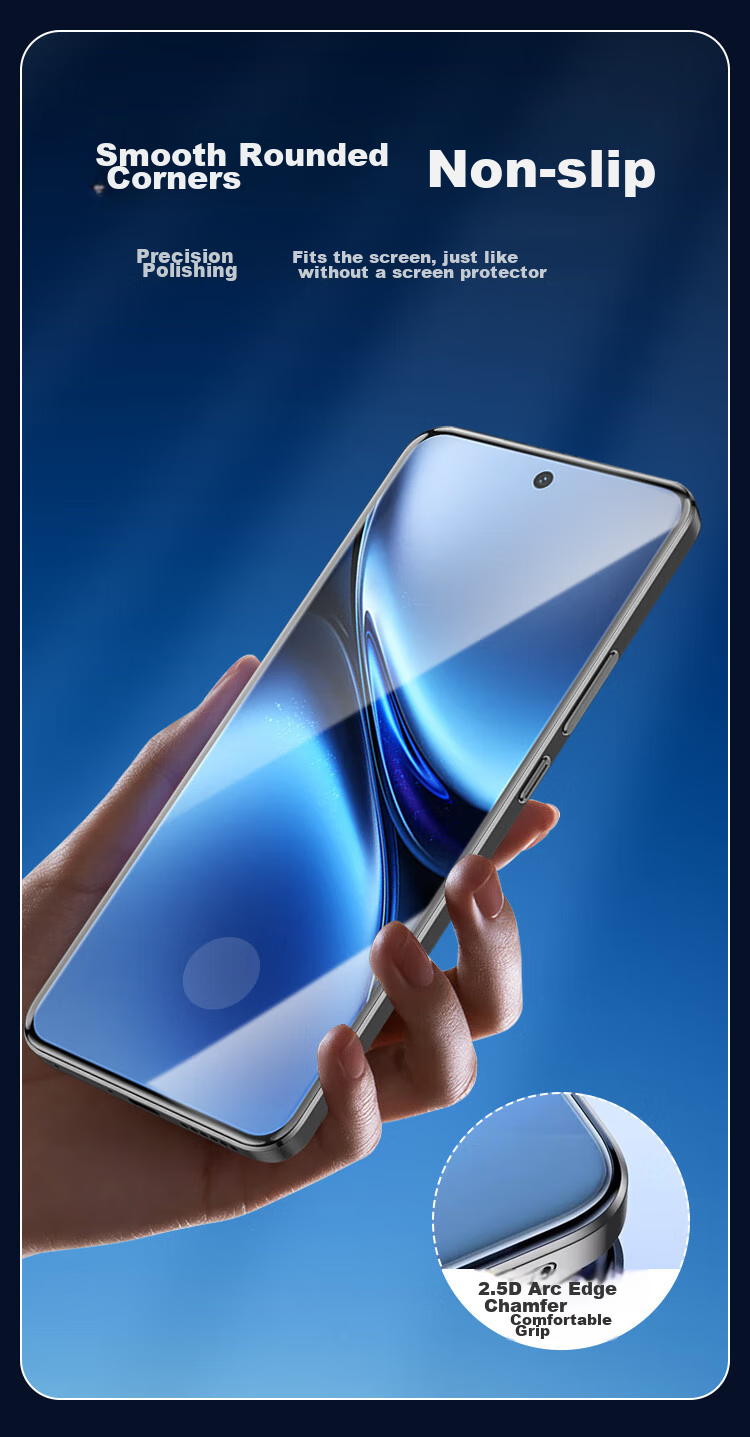 Защитное стекло KOOLIFE для Vivo X200 Pro, полное покрытие, изогнутое, противоударное, антибликовое, 9H, ультратонкое