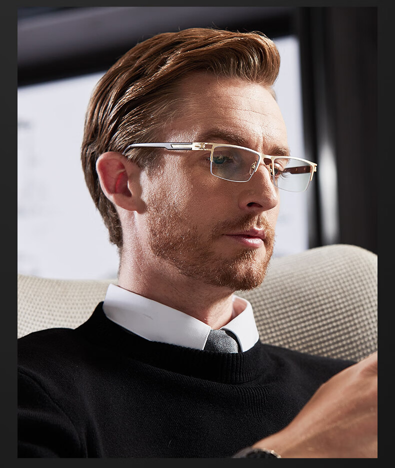 ARNO FOCUS ON YOUR EYES Очки для чтения с защитой от синего света A1036, унисекс, модные ультралегкие HD очки для пресбиопии, +2.00 диоптрии, цвет оружейный металл