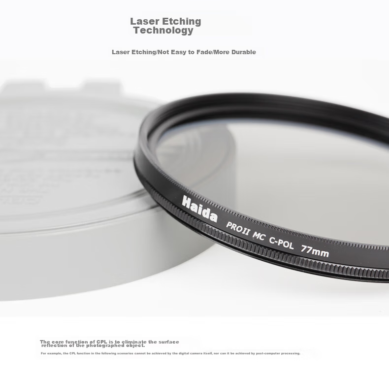 Поляризационный фильтр Haida Slim PROII Series CPL, 72 мм, для камер Canon, Nikon, Sony
