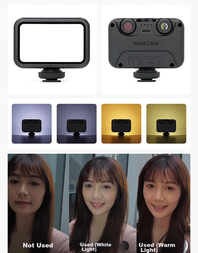 MAXCAM, портативный селфи-штатив для DJI Osmo Pocket 3, настольная подставка для видеоблогов, аксессуар