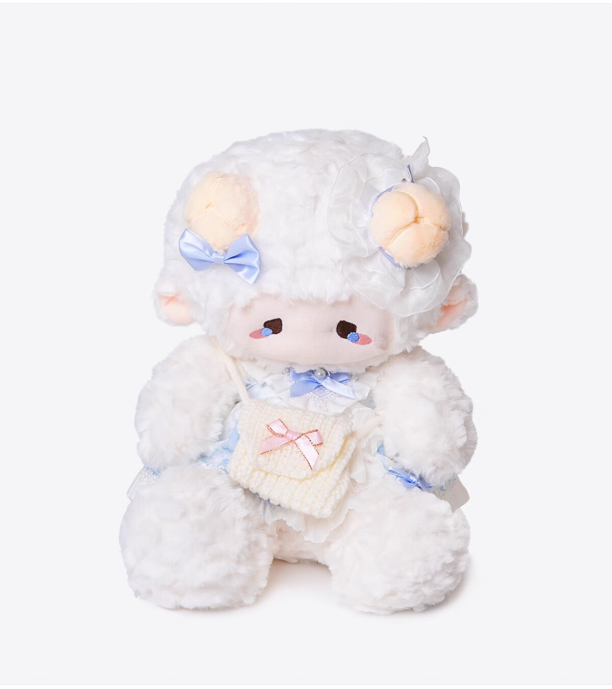 Мягкая игрушка Zeouji "Puff Lamb" Пушистый ягненок, подарок на День святого Валентина, милый плюшевый зверек для девочек