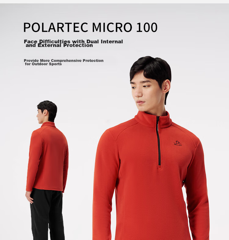 Мужская флисовая куртка Pelliot [P Series] Polartec, утепленная, для активного отдыха, синяя, размер L