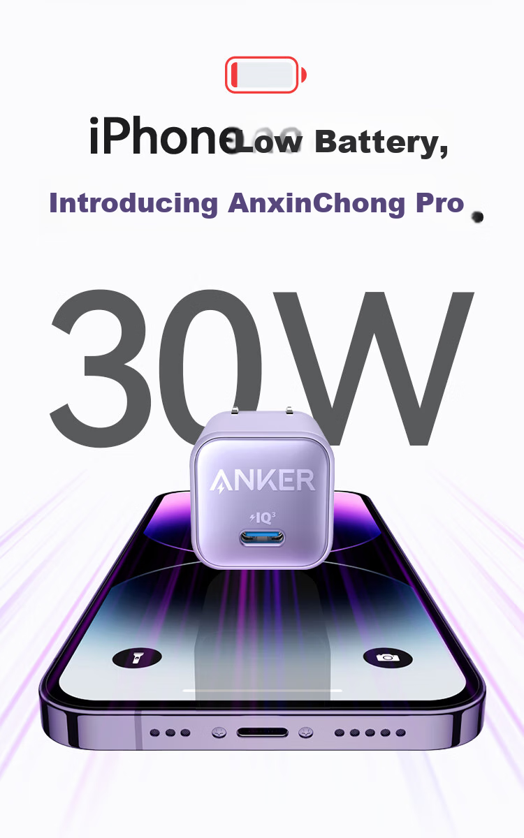 Зарядное устройство ANKER 30W GaN