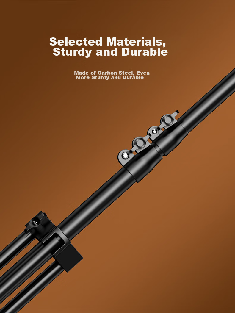 BIAZE [2.1м + Четырехпозиционный] Напольный штатив для прямой трансляции мобильного телефона, штатив для селфи-палки для коротких видеосъемок, для наружного и настольного использования, для инфлюенсеров B62