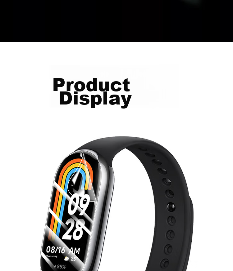 Защитная пленка ESCAPE для Xiaomi Mi Band 10/9/8/7 NFC, гидрогелевая, самовосстанавливающаяся, HD Clear, защита от царапин, 3 шт.