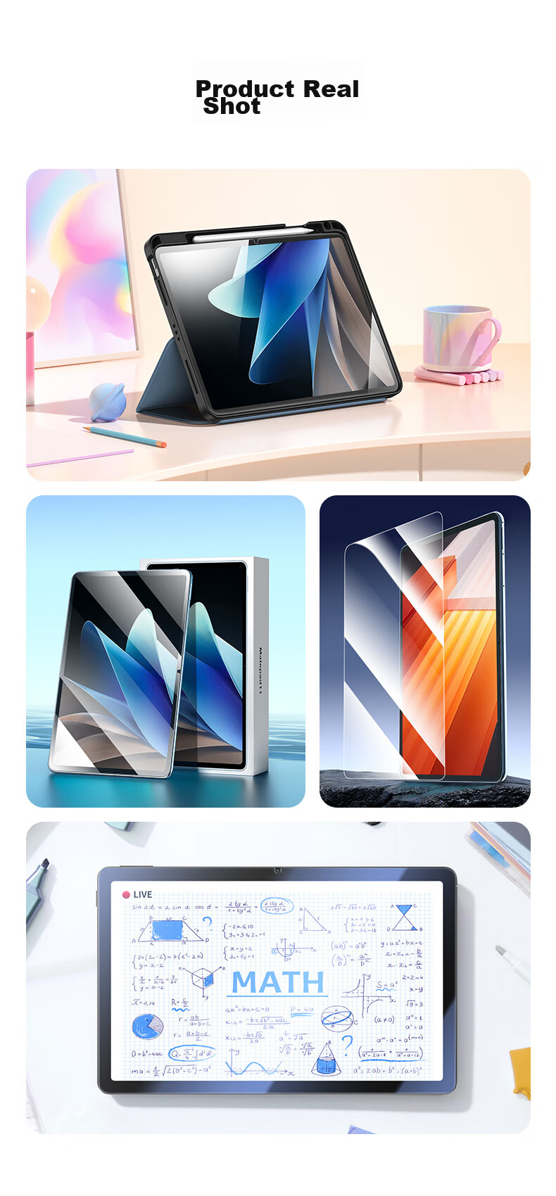 Защитная пленка CangHua для экрана планшета Vivo Pad5/5e/Pad3/Pad2, 12.1 дюйма, противоударная, антибликовая, закаленное стекло
