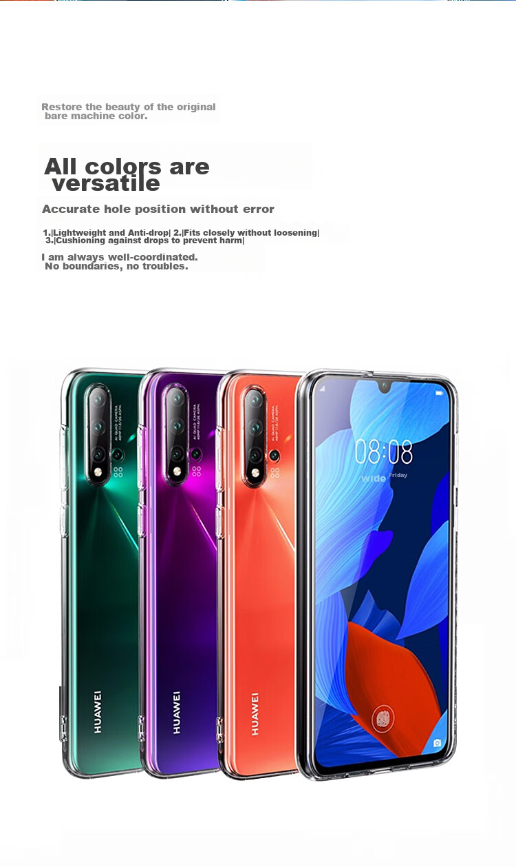 Прозрачный противоударный чехол Snowkids для Huawei Mate 20 Pro, из ТПУ, тонкий, стильный дизайн