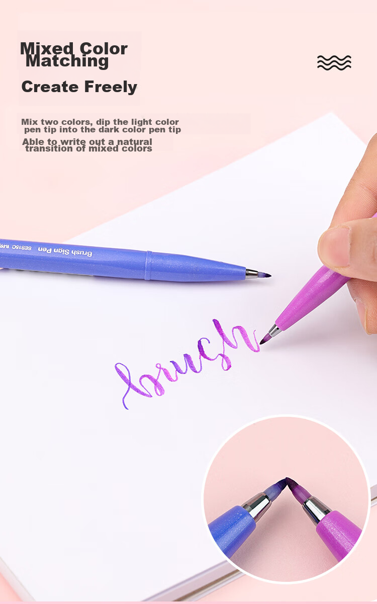 Ручка-кисть Pentel Cherry Pink