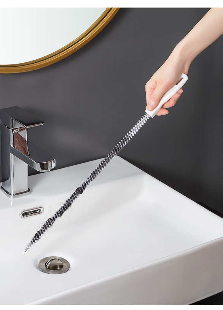 Щетка для чистки труб Home Maid, 2 шт., гибкая, для кухонных и ванных раковин, для удаления мусора и волос