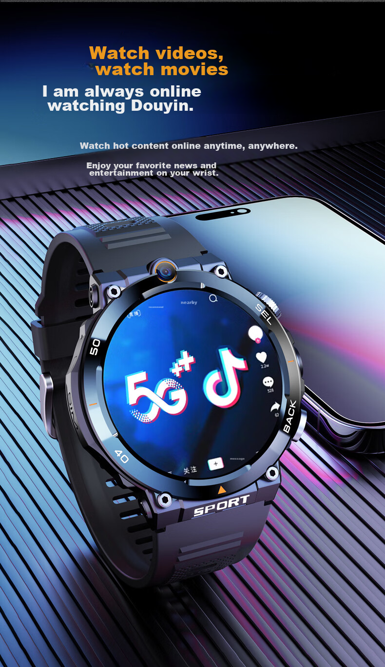 Смарт-часы Soaiy H80 с GPS, 4G, функцией звонков, камерой, мониторингом здоровья, водонепроницаемостью IP67, для детей и подростков