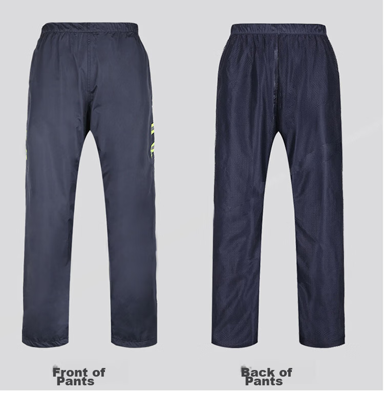 Дождевик Tiantang Outdoor, комплект из двух предметов для одного человека, весенний полиэстер с двойным слоем, для электросамокатов и мотоциклов, темно-синий, размер 3XL