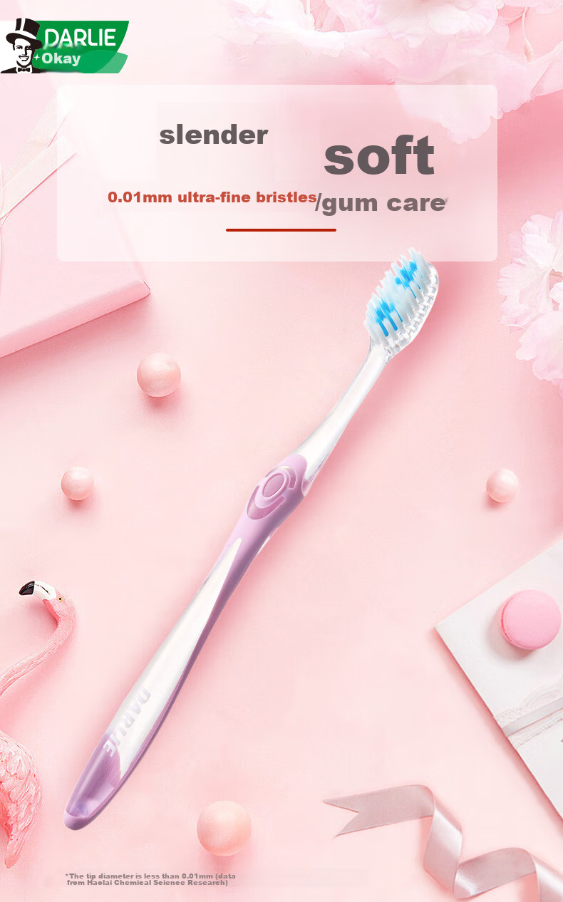 Зубная щетка Darlie Gum Care, мягкая, 8 шт.