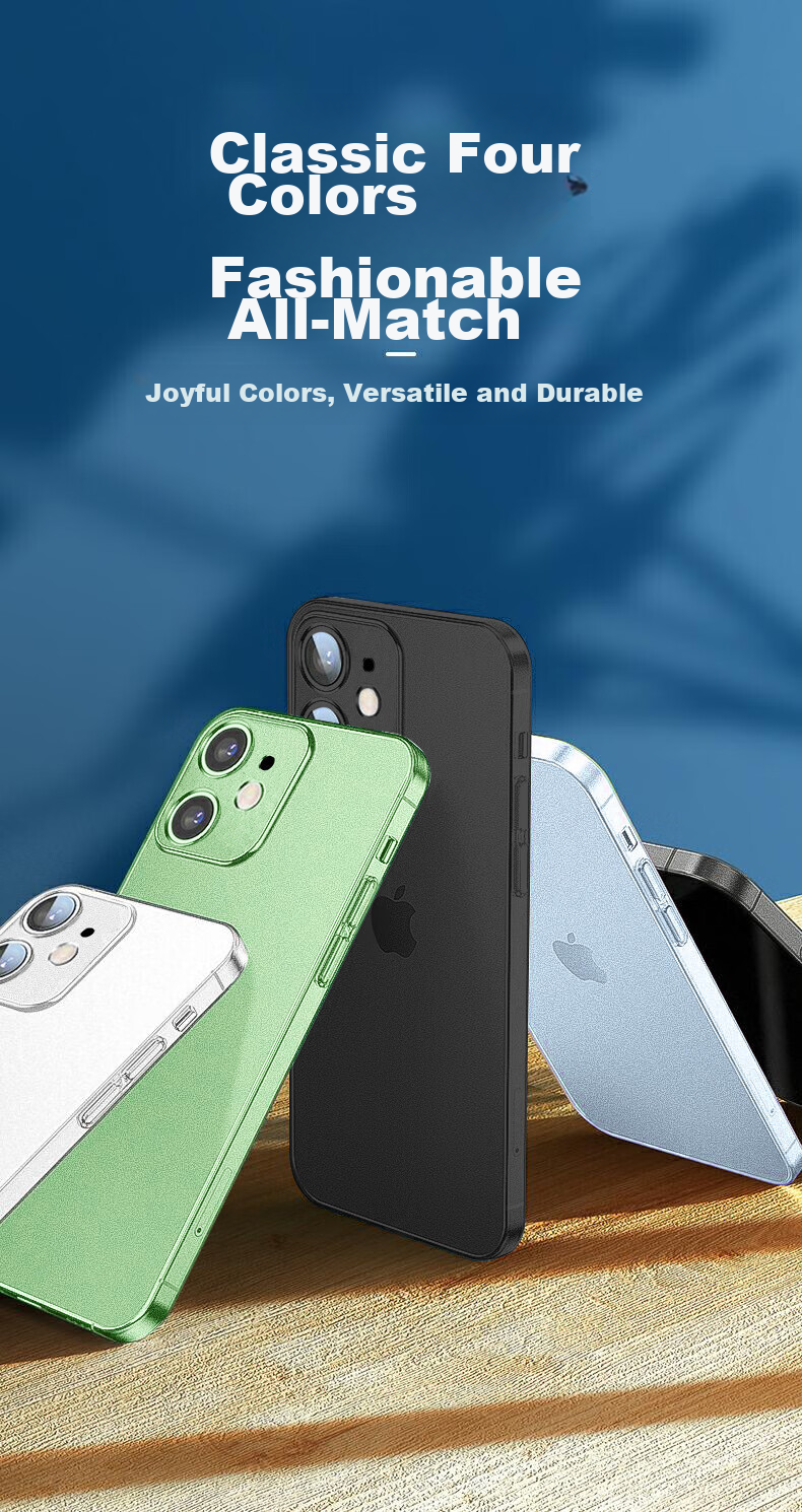 Чехол NEYAA для iPhone 12, противоударный, ультратонкий, прозрачный, матовый, синий