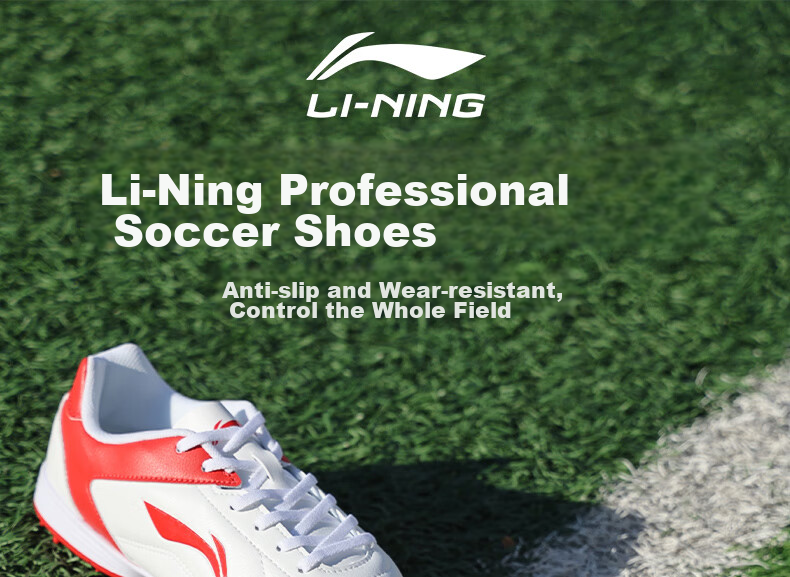 Футбольные бутсы Li-Ning для мужчин и женщин, профессиональные тренировочные шиповки TF для взрослых, подростков и детей, размер 40