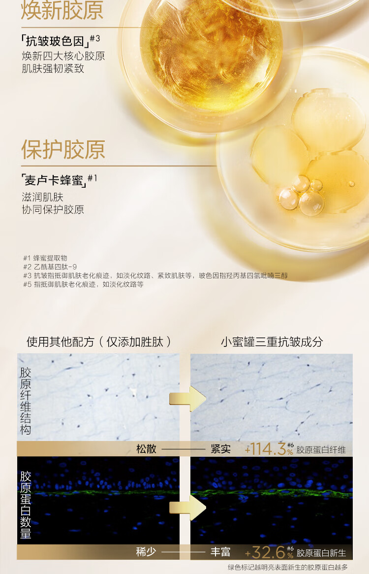 欧莱雅小蜜罐面霜60g 玻色因抗皱紧致 轻盈清爽面霜护肤品生日礼物女