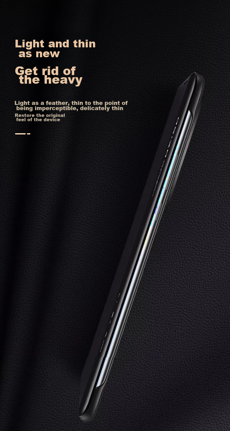 Чехол-книжка из кожи для Huawei P70 Ultra
