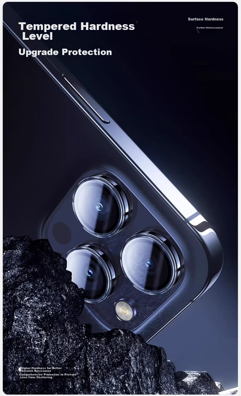 Защитная пленка Mofajiang для камеры iPhone 15 Pro Max, ультратонкое закаленное стекло, защита от падений и царапин, HD, прозрачная
