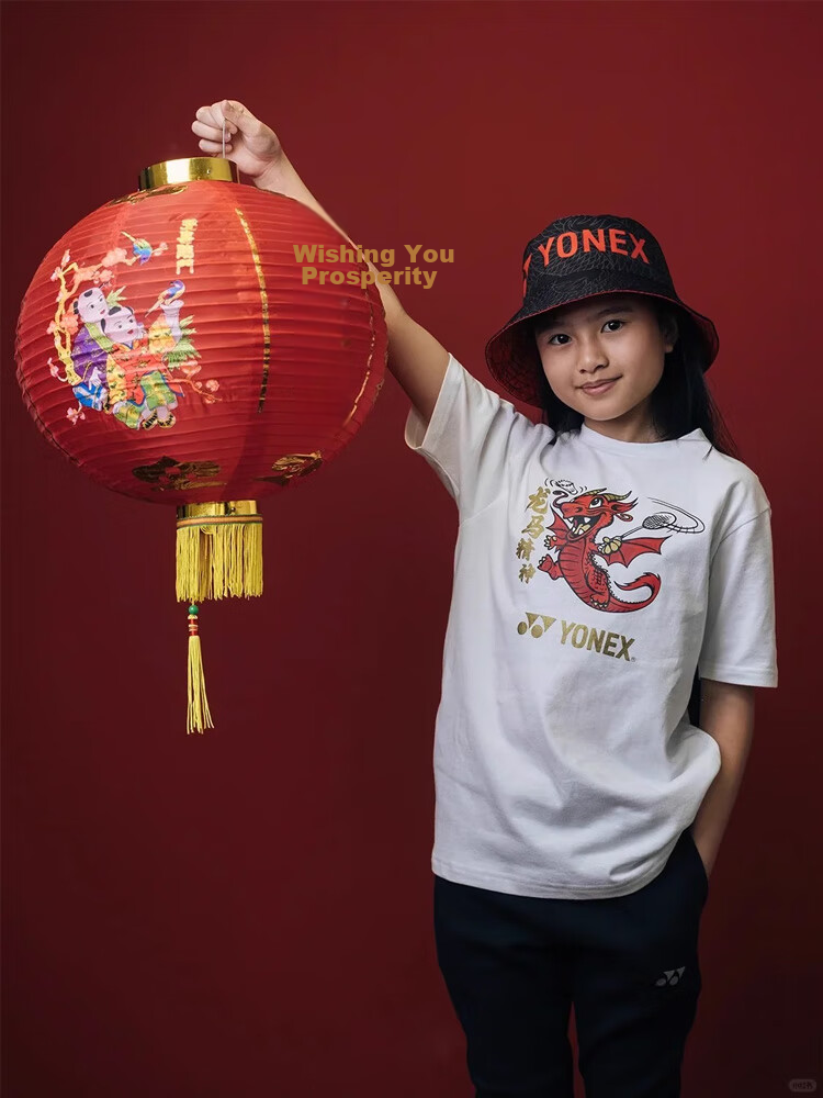 Футболка YONEX Dragon Year YJ0058EX, детская, красная, размер 140