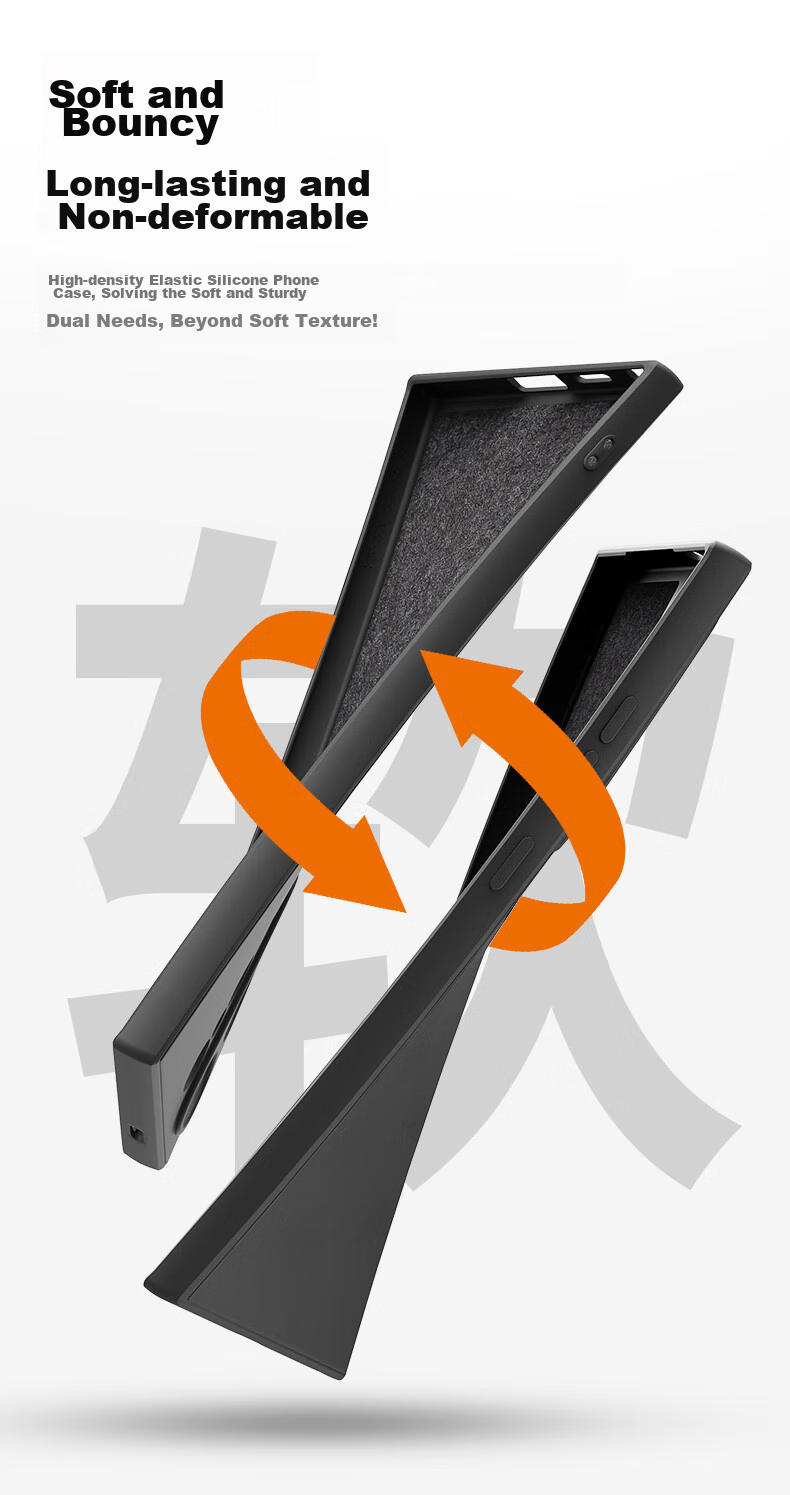 Чехол BIAZE для Samsung S24 Ultra, противоударный, ультратонкий, с защитой от отпечатков пальцев, черный