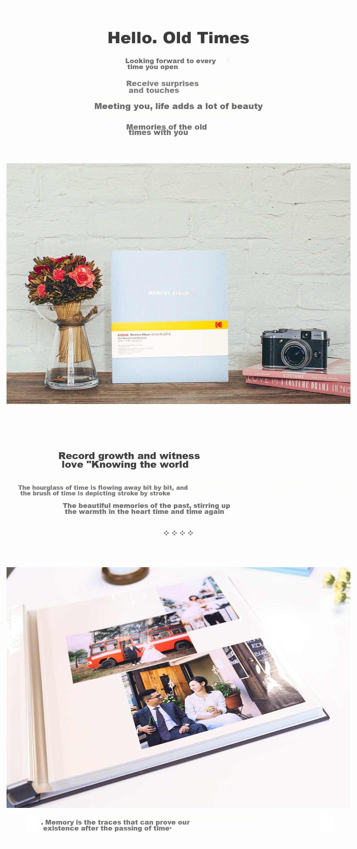 Фотоальбом KODAK, самоклеящийся, для семейных фотографий, 18 дюймов, желтый