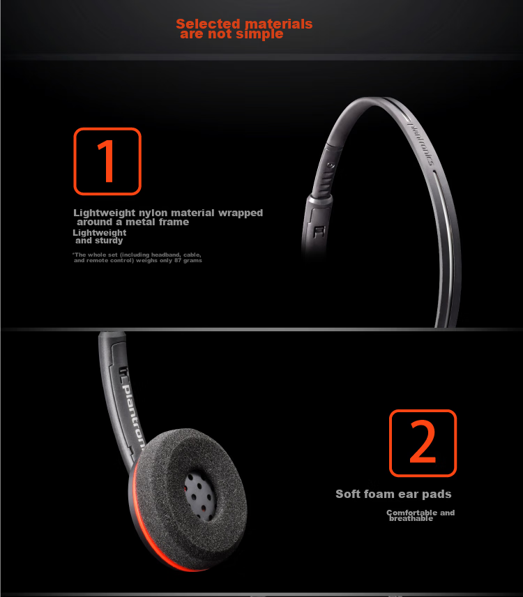 Гарнитура PLANTRONICS polyC3210USB-C/A, односторонняя, с двойным интерфейсом, для колл-центров, офисная, подключается напрямую к компьютерам с встроенным управлением