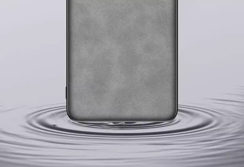 POZZO Чехол для Huawei Mate60, противоударный, защита объектива, мягкий чехол из натуральной кожи ягненка, серый