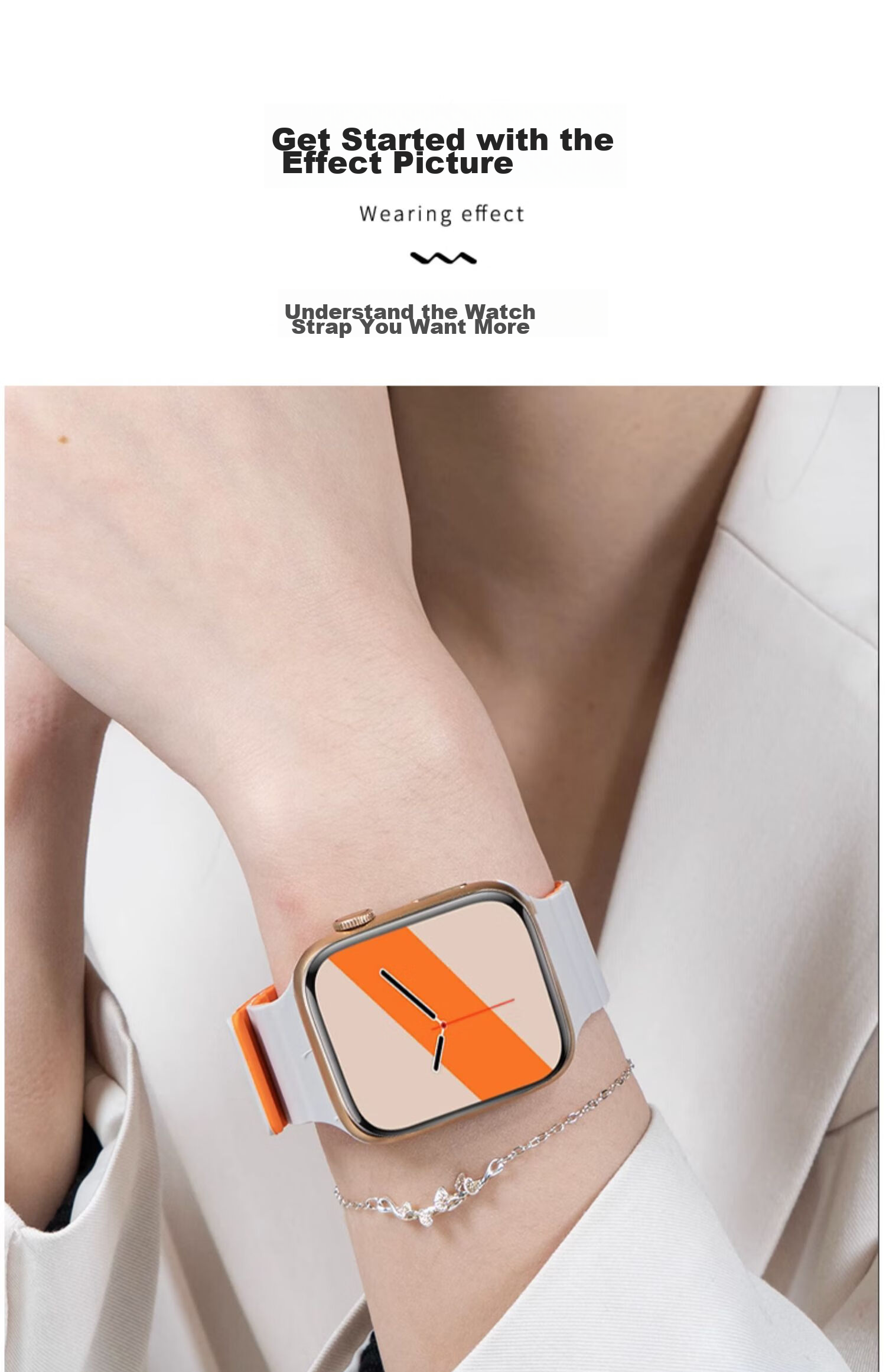 Ремешок Watchbond Magnetic Silicone Loop для Apple Watch, силиконовый, черный, 38/40/41/42 мм