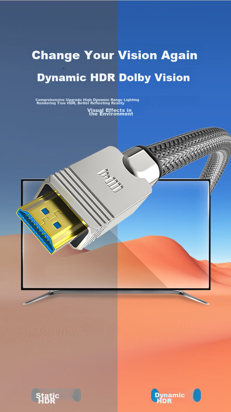 Кабель Kaiboer A Series HDMI 2.1, 1.5 метра, черный