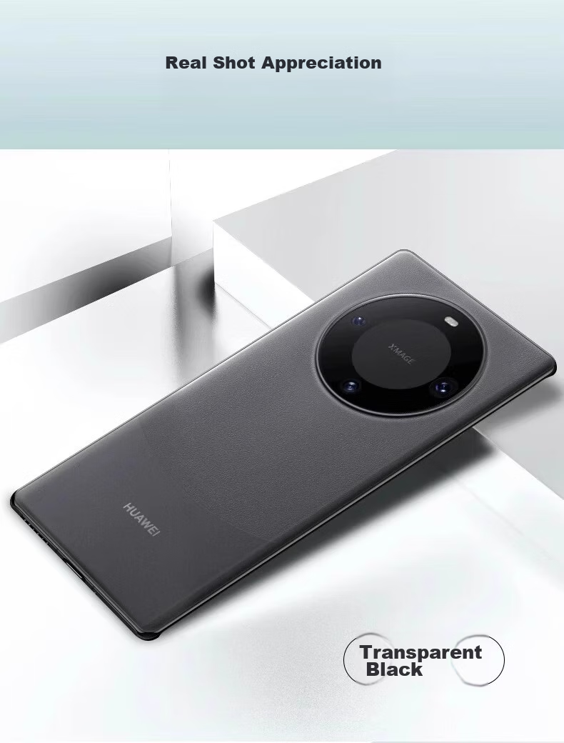 DIVI Чехол для Huawei Mate60 Pro, Ультратонкий, Матовый, Полупрозрачный, Защита от падений, Белый