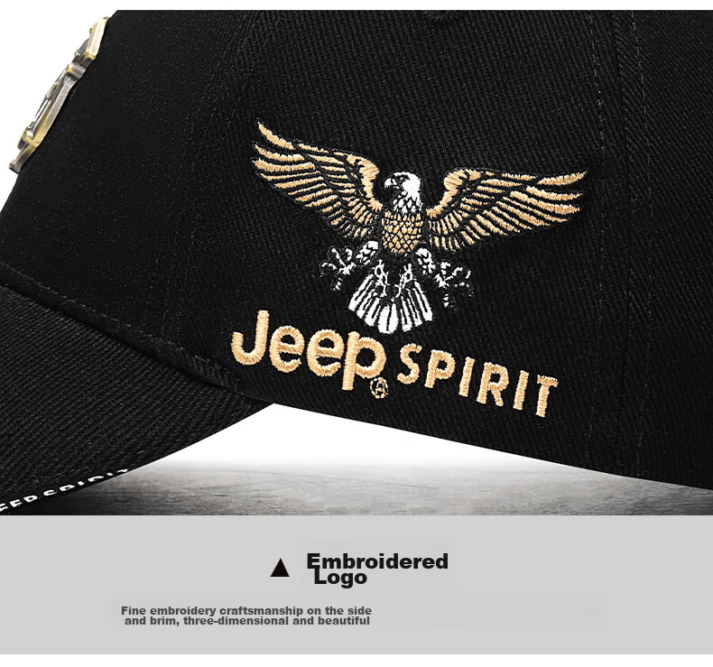 Мужская бейсболка JEEP, всесезонная, модная, универсальная, с козырьком, трендовая, защищающая от солнца, модель A0775