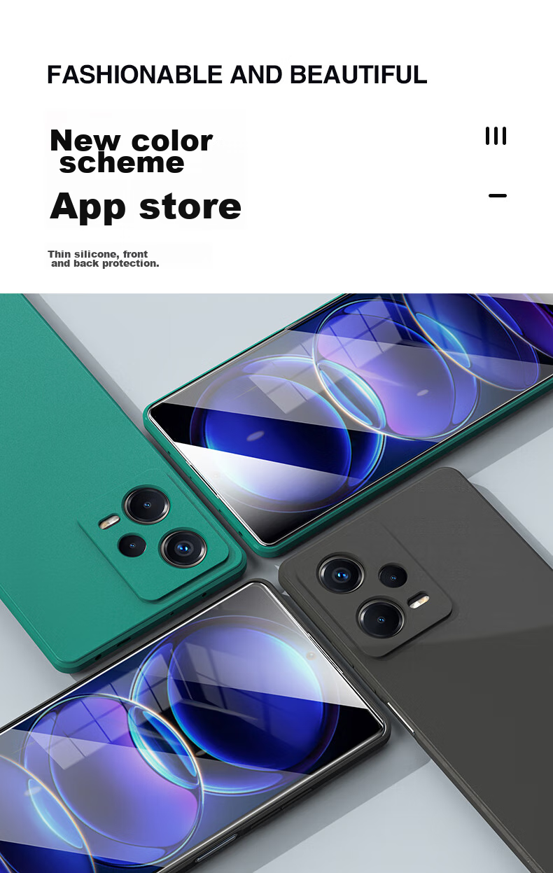 Чехол для Xiaomi Redmi Note 12 Pro+ HotFire, силиконовый, противоударный, черный