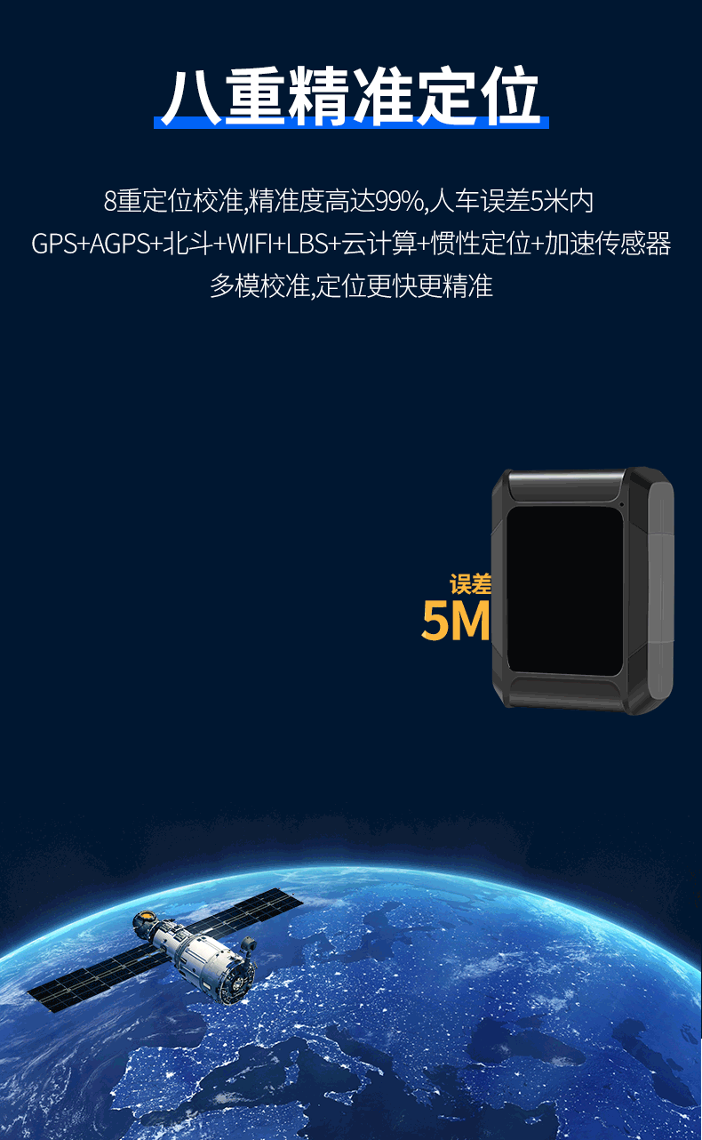 途强（TUQIANG）GT300gps定位器跟踪防盗器汽车定位免安装微型车辆追踪器