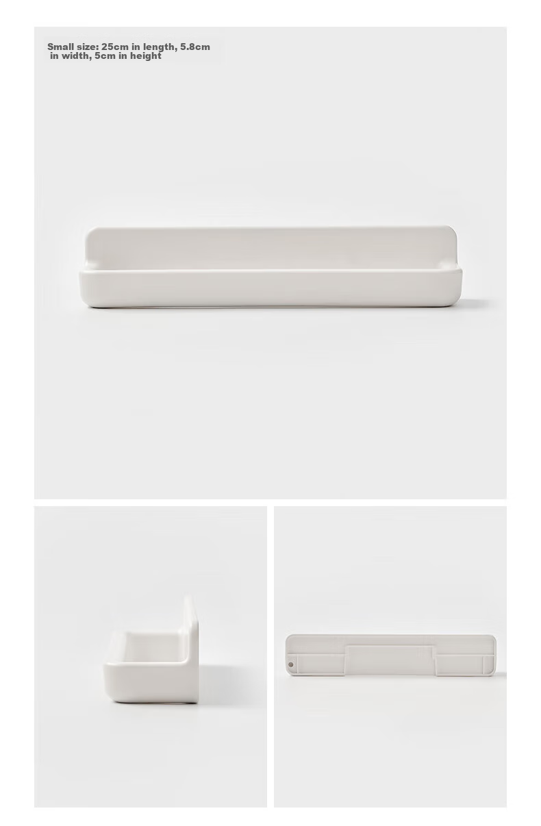 Органайзер MUJI ABS настенный для полотенец и тапочек, белый, длина 45 см
