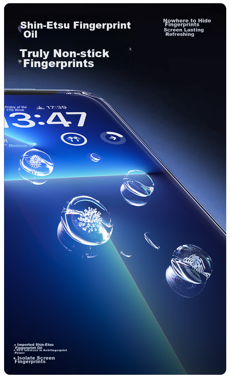Защитное стекло DIVI для Apple iPhone 13 / 14 / 13 Pro / 16 E, 2 шт.
