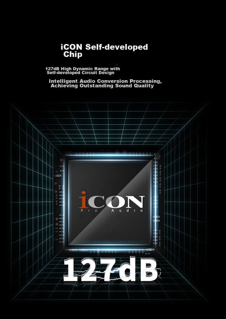 Внешняя звуковая карта Aiken ICON MicU для мобильных телефонов и компьютеров, профессиональный микрофон для прямой трансляции, пения, караоке и записи, комплект оборудования ICON