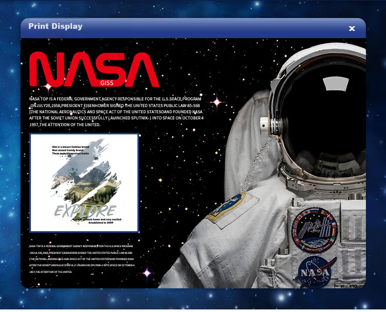 Мужская толстовка NASA GISS, трендовая, осенне-зимняя, свободного кроя, с круглым вырезом, черная, размер L