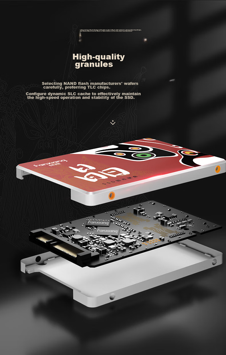 SSD накопитель FANXIANG S100PRO 1TB SATA III TLC