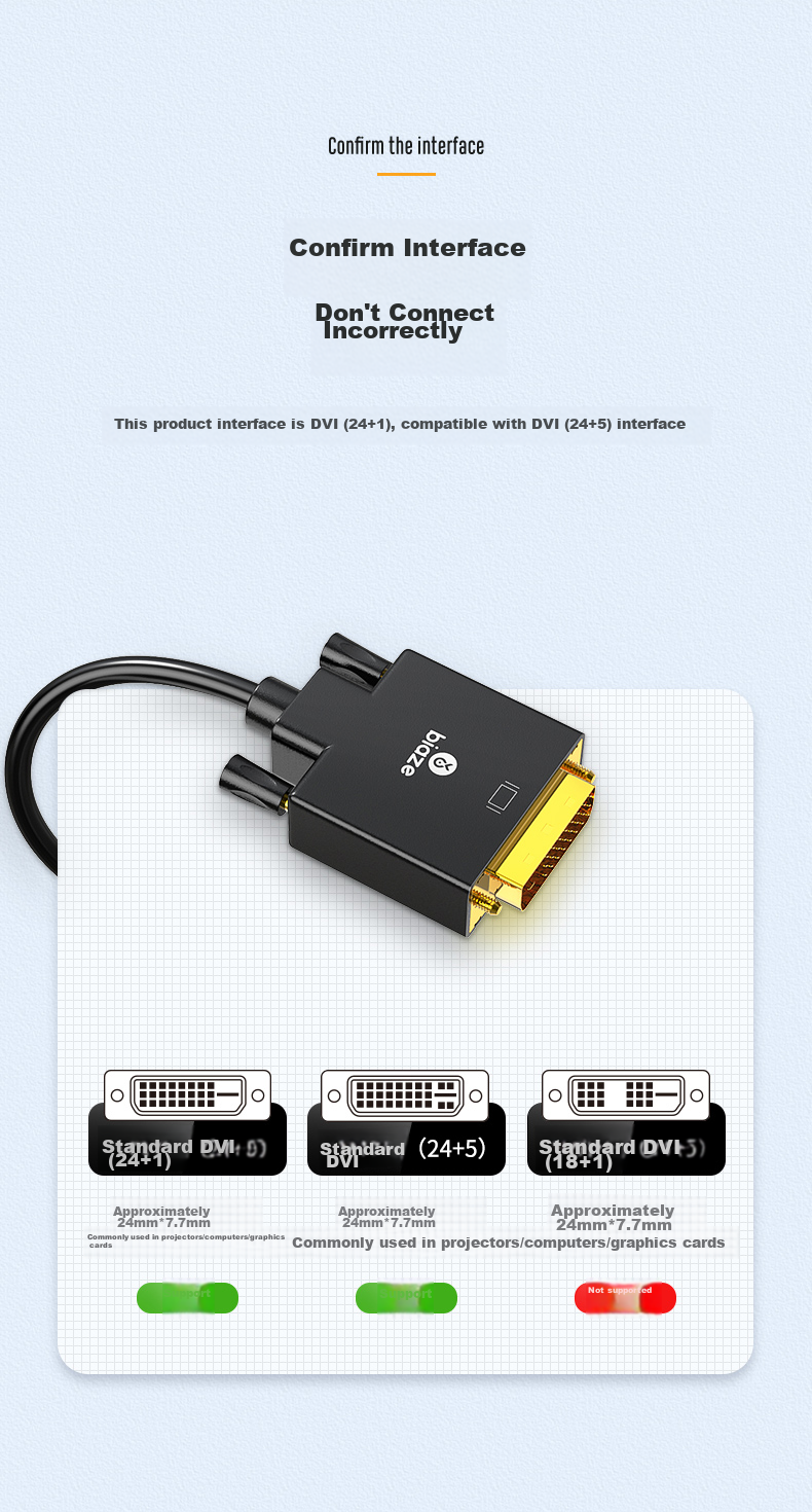 Кабель-переходник Type-C на DVI