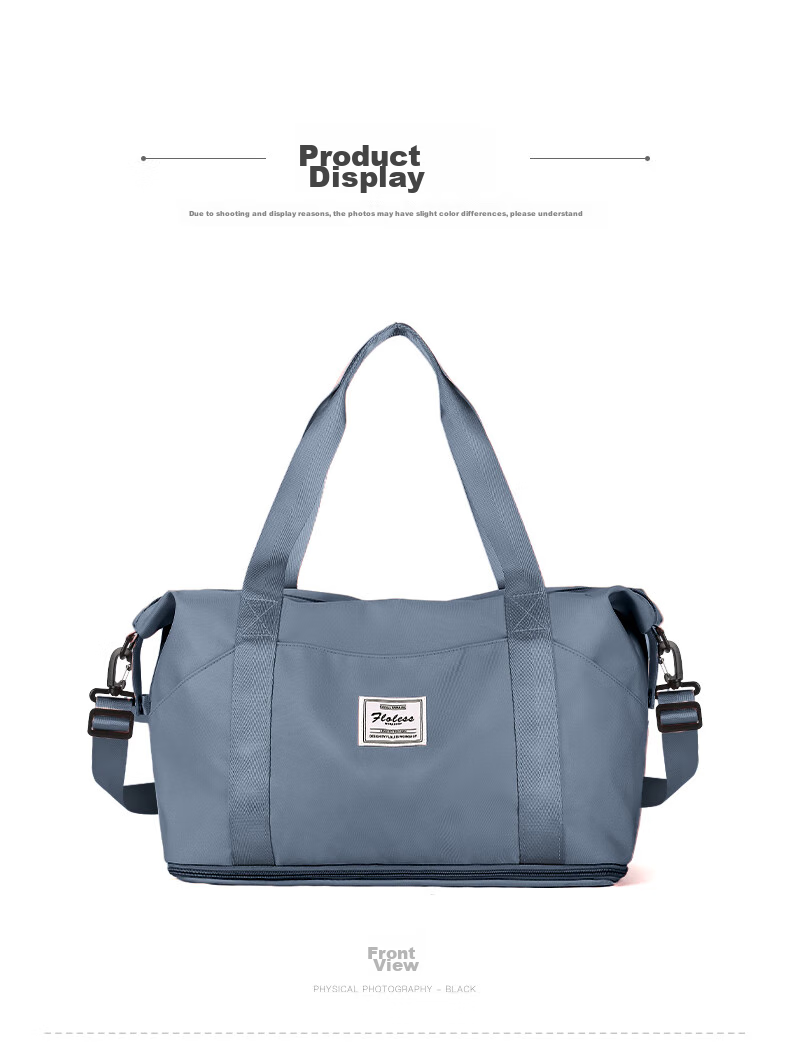 Дорожная сумка Landcase 2104 Royal Blue, 41x(26+11)x22 см, 0.5 кг