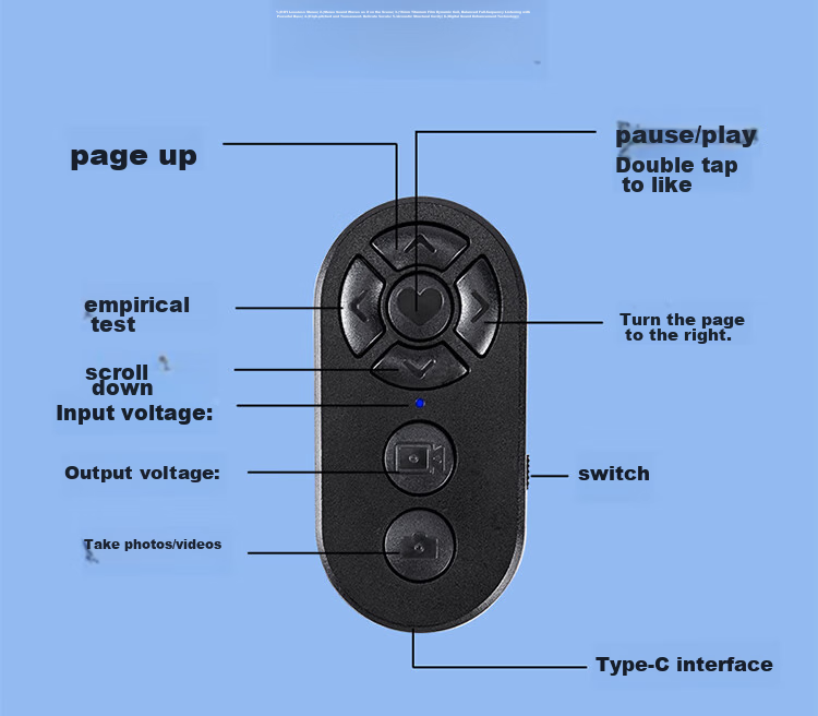 Bluetooth-пульт для смартфона Fotopro BT-9, черный