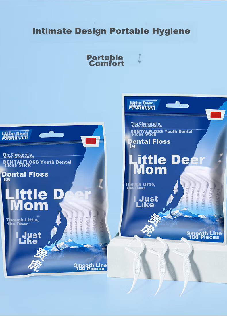 Зубная нить FAWNMUM Ultra-Fine Dental Floss Picks, 600 шт.