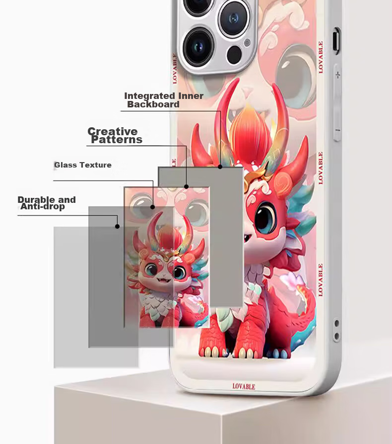 Чехол для телефона Dipuer Xiaomi 13, защита объектива, роскошное жидкое стекло, дизайн в стиле китайского ретро, защита от падения, противоскользящий