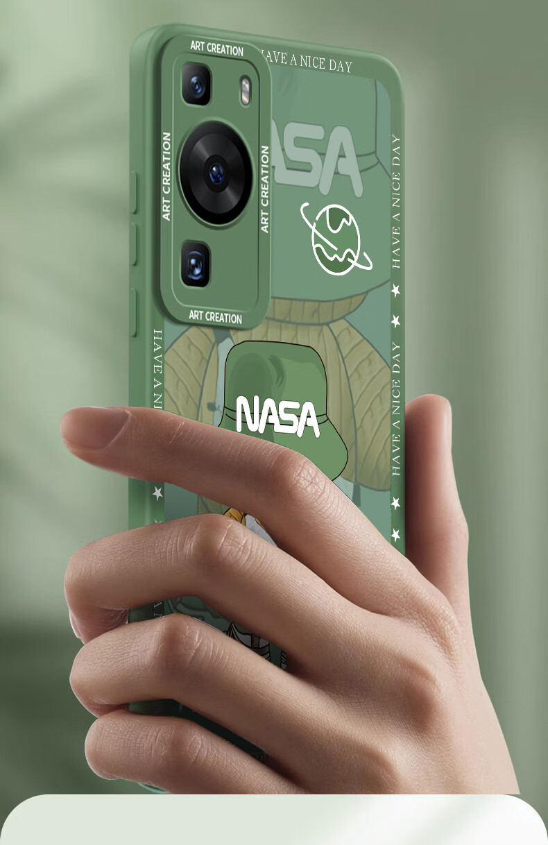 Чехол NEYAA для Huawei P60/P60 Pro, защита объектива, противоударный силикон, тонкий, с рисунком, черный