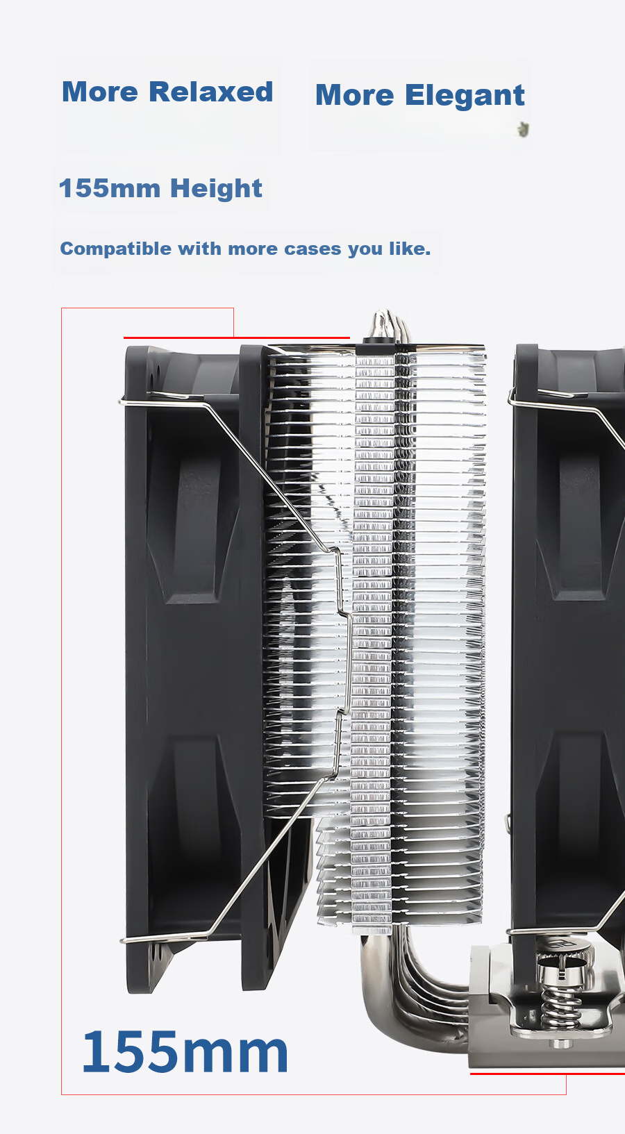 Система охлаждения Thermalright Peerless Assassin 120 SE, 6 тепловых трубок, воздушное охлаждение, двойная башня, 2 вентилятора C12C, PA120 SE