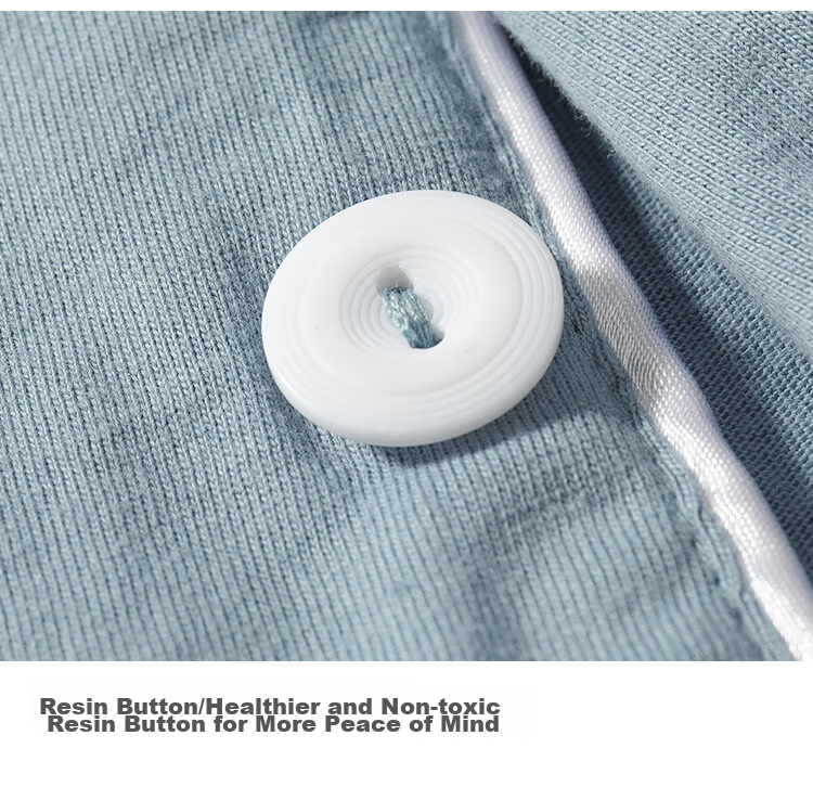 Мужская пижама MiiOW Pure Cotton Skin-Friendly, весна-осень, кардиган из чистого хлопка, повседневная удобная домашняя одежда
