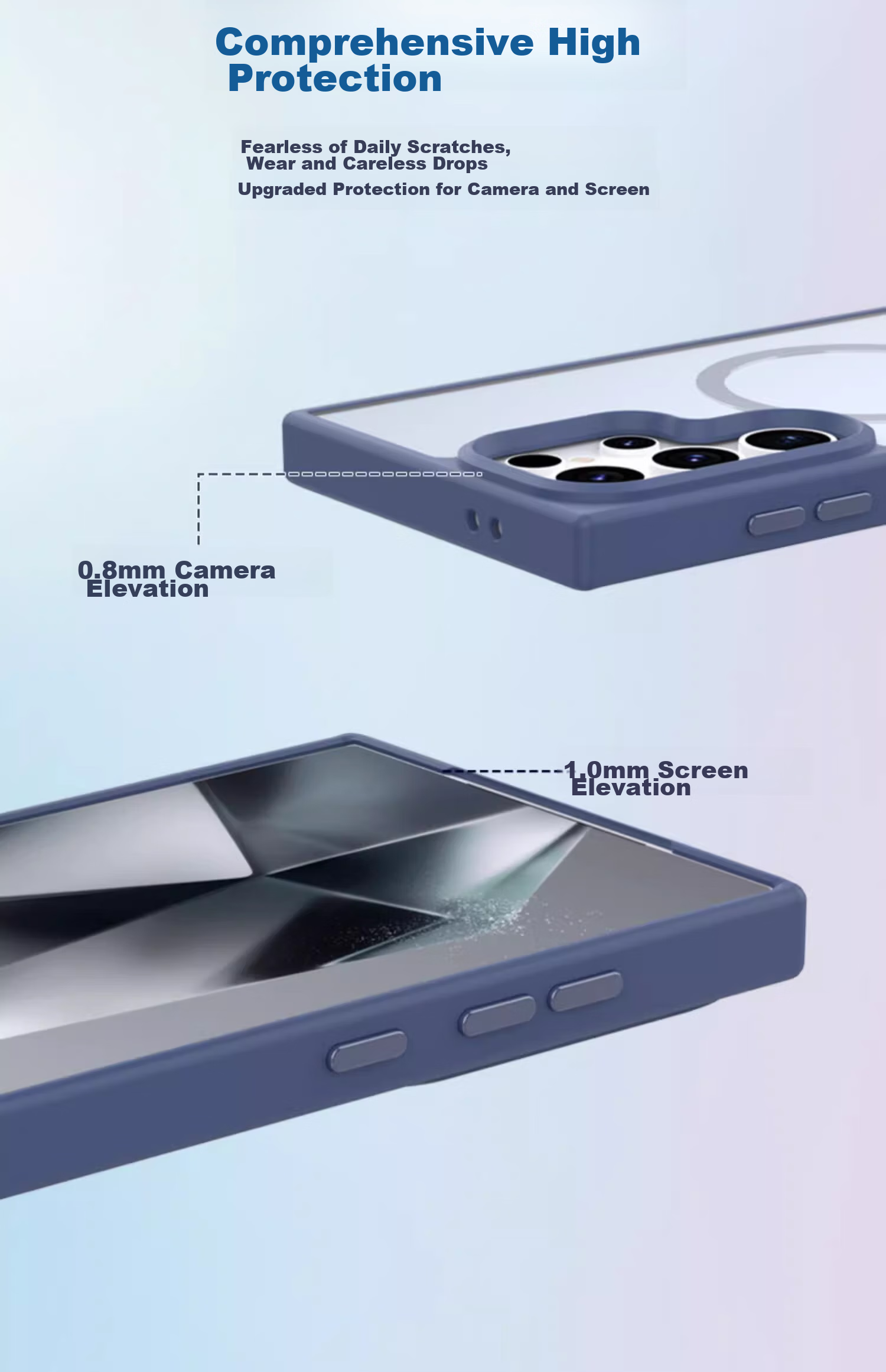 Чехол-накладка ZHIWEISHI для Samsung S24+, MagSafe, черный, матовый