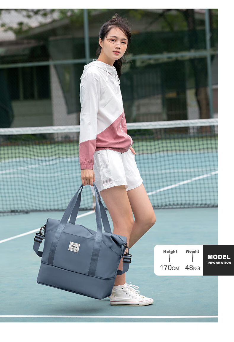 Дорожная сумка Landcase 2104 Royal Blue, 41x(26+11)x22 см, 0.5 кг